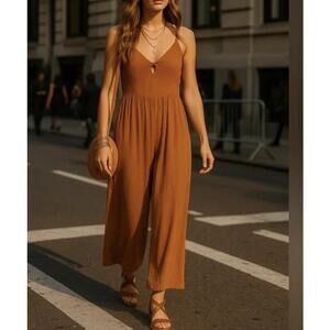 Gentle Fawn Tropez Sleeveless Wide Leg Jumpsuit Sz. M